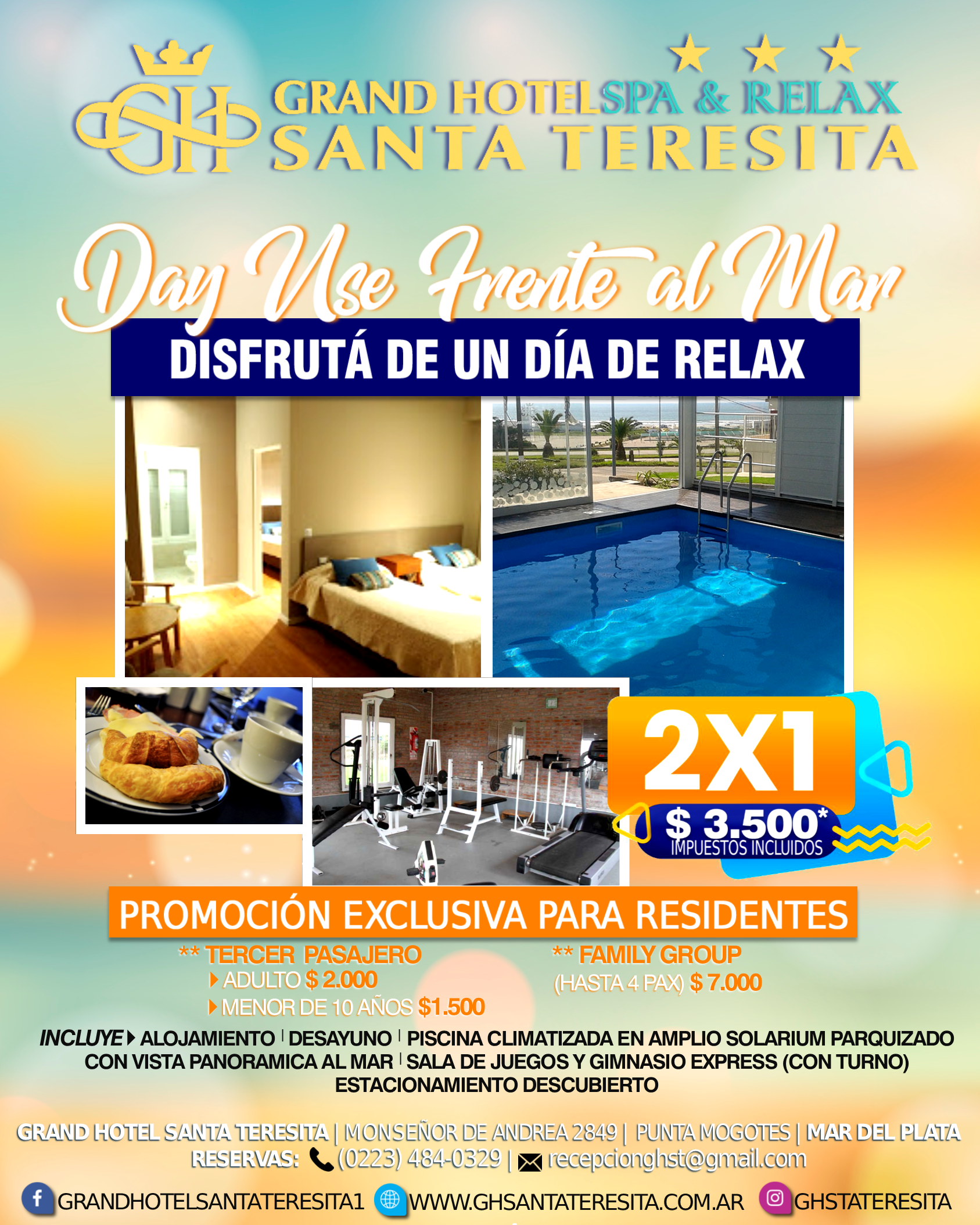 Gran hotel santa teresita - Hotel en mar del plata- Argentina