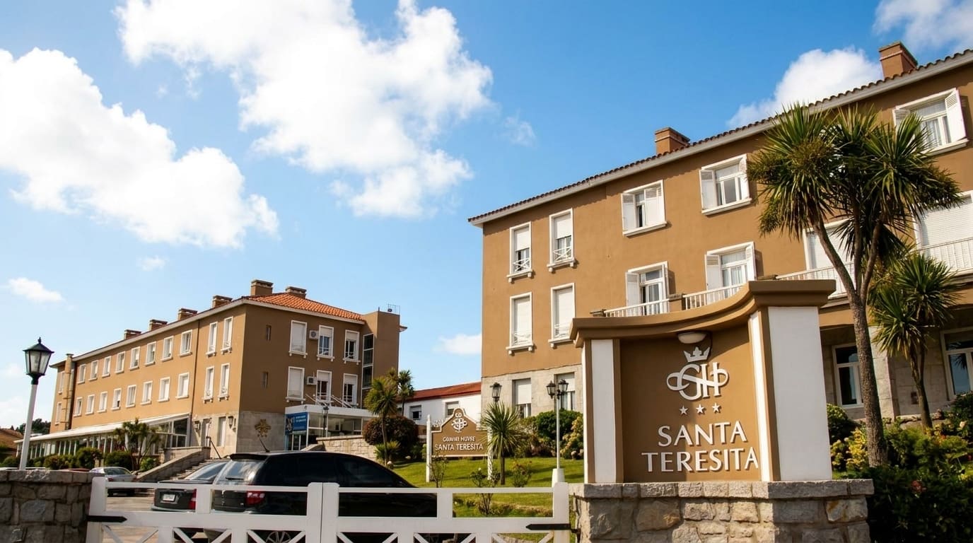 Fachada del Grand Hotel Santa Teresita