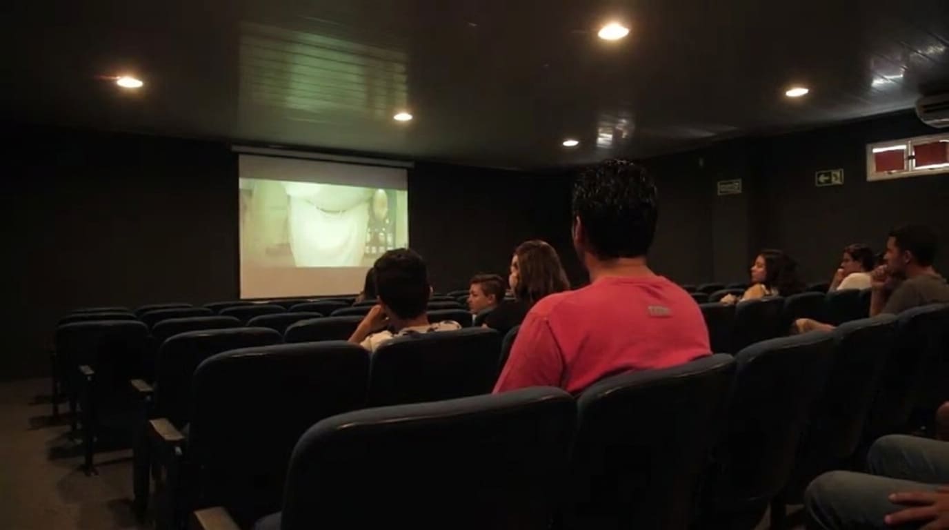 Sala de cine del hotel